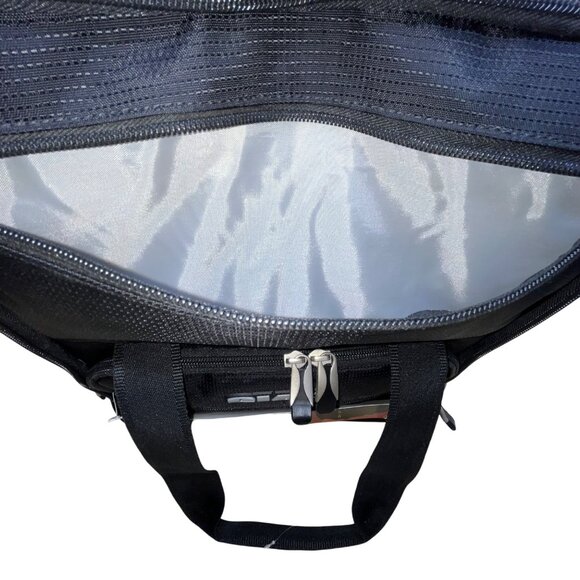 Ciao Unisex Black Nylon Under-The-Seat Spacious Rolling Travel Case - Picture 9 of 14